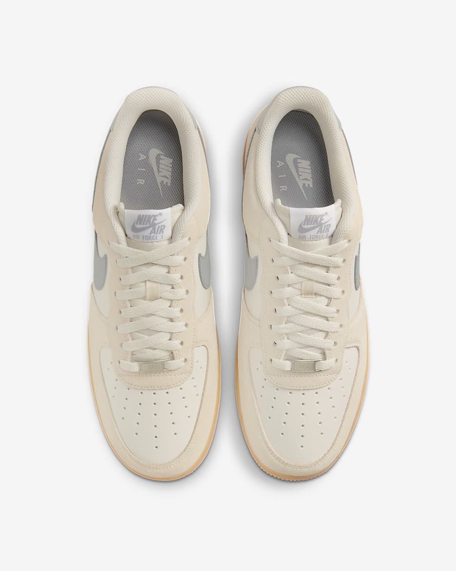 Nike air force 1 beige gum best sale